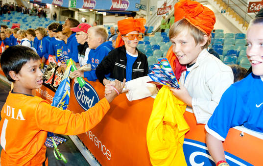 Fotboll, Gothia Cup, Invigning