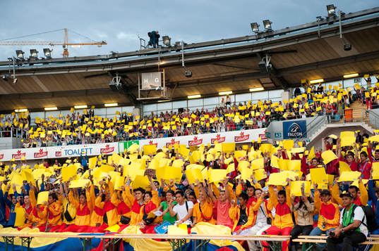 Fotboll, Gothia Cup, Invigning