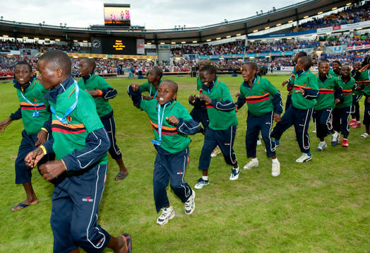 Fotboll, Gothia Cup, Invigning