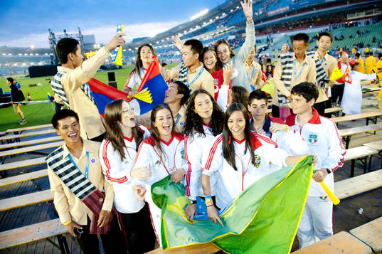 Fotboll, Gothia Cup, Invigning