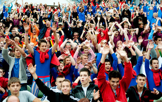 Fotboll, Gothia Cup, Invigning