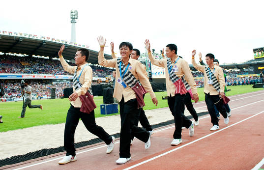 Fotboll, Gothia Cup, Invigning
