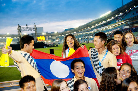 Fotboll, Gothia Cup, Invigning