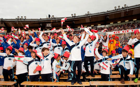 Fotboll, Gothia Cup, Invigning