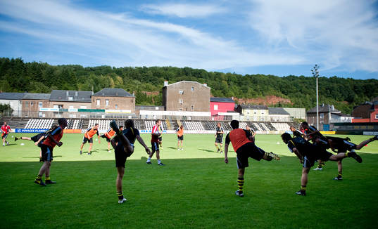Fotboll, Kval till Champions League, AIK, Träning