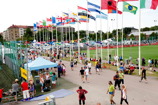 Utsikt över Heden i Göteborg, Hjärtat i Gothia Cup