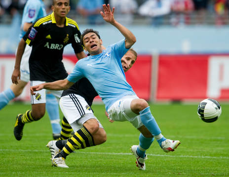 Ricardinho, Malmö och Kenny Pavey, AIK