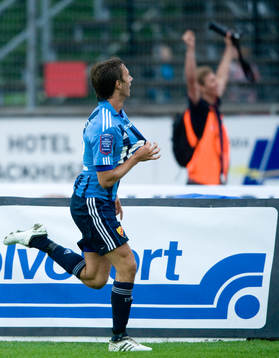 0-1 Philip Hellquist, Djurgården, jubel ikapp med