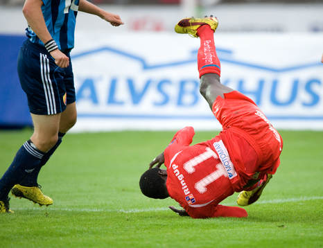 Kalmar stod på öronen,  Abiola Dauda, Kalmar