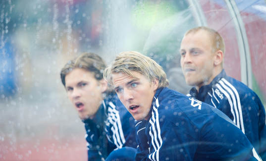 Vilken bänk Djurgården hade mot Kalmar, fr.v. Sebastian