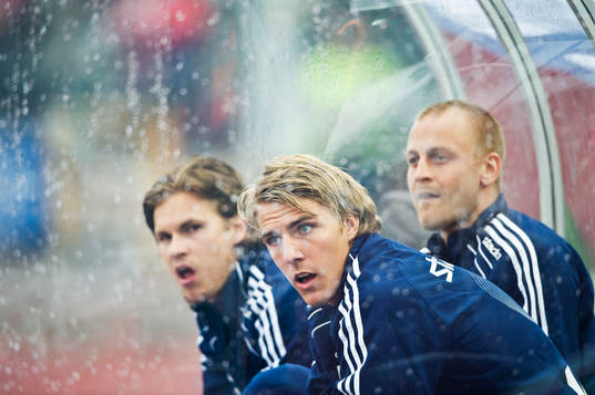 Johan Oremo på bänken, avbytare