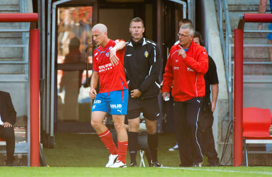 Erik Edman, Helsingborg deppar mot domaren