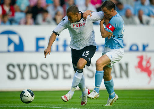 Daniel Andersson, Malmö och Bobby Zamora, Fulham