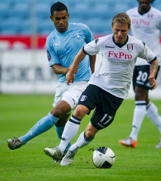Wilton Figueiredo, Malmö och Björn Helge Riise, Fulham