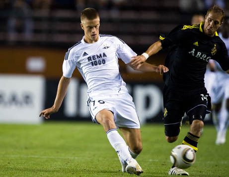 Markus Henriksen,  Rosenborg och Kenny Pavey, AIK