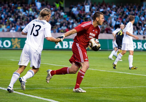 Kris Stadsgaard och Daniel Örlund, målvakt, Rosenborg