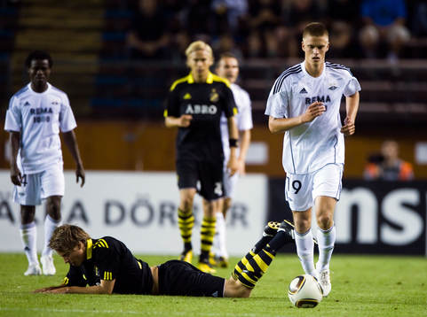 Viktor Lundberg, AIK och Markus Henriksen,  Rosenborg
