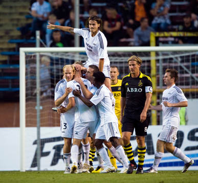 Målglädje i Rosenborg
