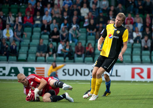 Tommy Naurin, Målvakt Sundsvall och Tobias Holmqvist,
