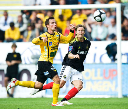 Daniel Nicklasson, Mjällby och Per Karlsson, AIK