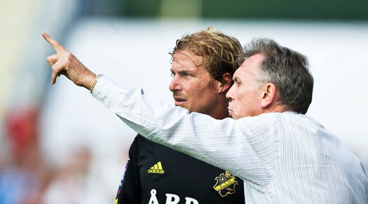Alex Miller, tränare med Daniel Tjernström