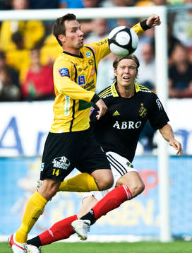 Daniel Nicklasson, Mjällby och Per Karlsson, AIK