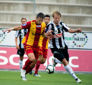 Haris Skenderovic, Syrianska och Fredrik Karlsson,