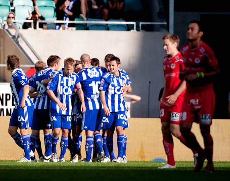 Glädje, jubel i Göteborg