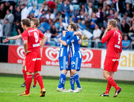 Tobias Hysén, glädje, jubel i Göteborg