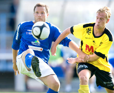 Victor Bergström gjorde ett bra jobb som mittback