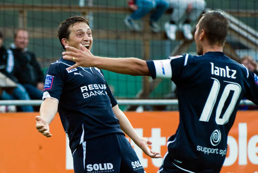 Ardian Gashi och Marcus Lantz, glädje, jubel