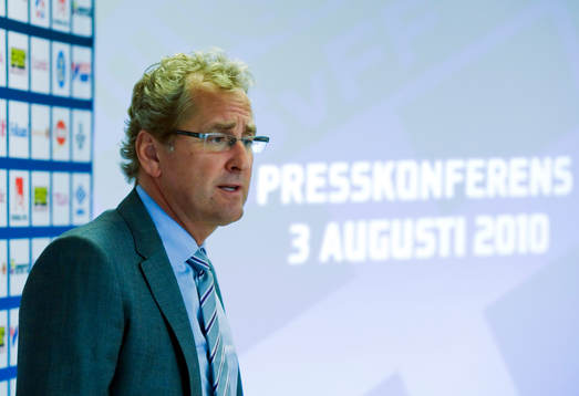 Bläddra bland fler bilder av Fotboll, Presskonferens, inför Sverige - Skottland
