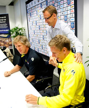 Fotboll, Europa League, presskonferens