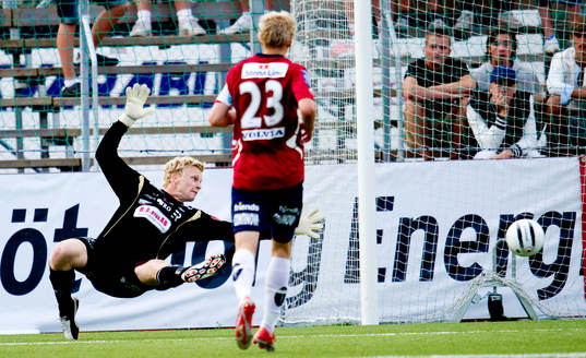 Peter Abrahamsson, målvakt, Örgryte
