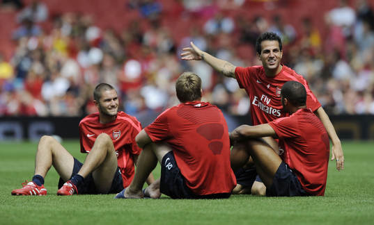 Cesc Fabregas skojar