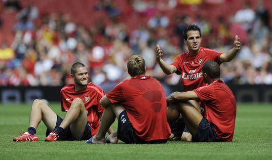 Cesc Fabregas skojar