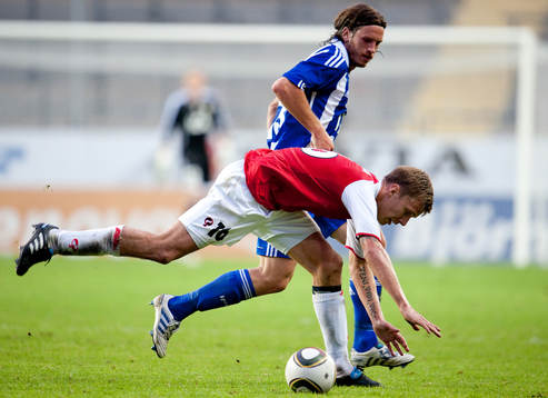 Pontus Wernbloom, AZ Alkmaar och Gustav Svensson, IFK
