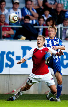 Pontus Wernbloom, AZ Alkmaar och Adam Johansson, IFK