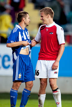 Pontus Wernbloom, AZ Alkmaar och Stefan Selakovic, IFK
