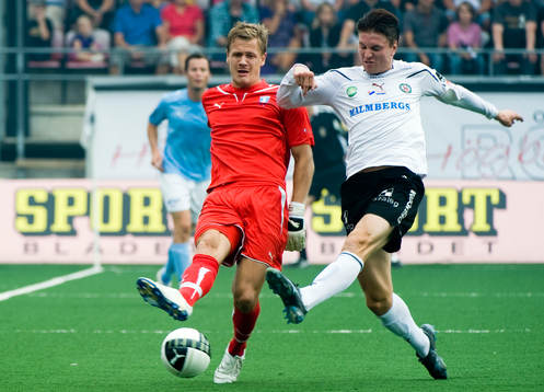 Johan Dahlin, målvakt, Malmö och Markus Astvald, Örebro