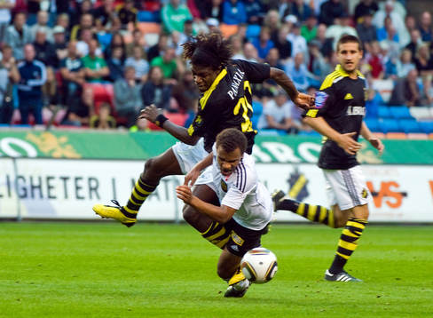 Mohamed Bangura, AIK och Serge-Junior Ngouali,