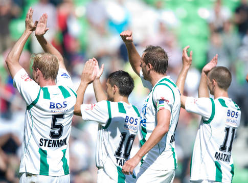 Fredrik Stenman och Andreas Granqvist, Groningen (Jubel)