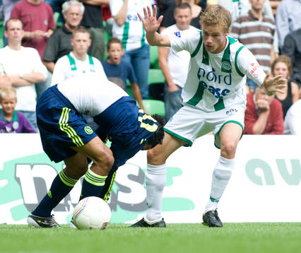 Maikel Kieftenbeld, Groningen, och Urby Emanuelson, Ajax