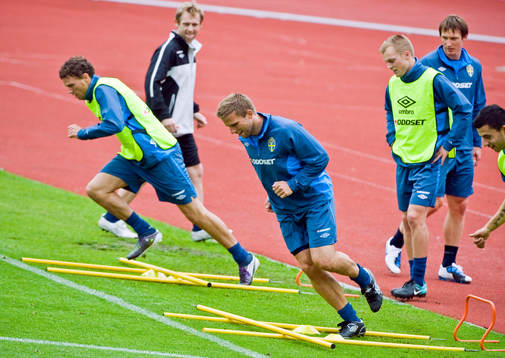 Marcus Berg och Anders Svensson, Sverige