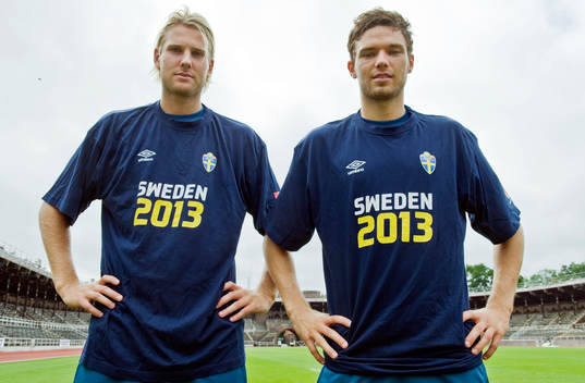 Ola Toivonen och Marcus Berg, Sverige