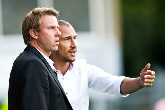 Hasse Eklund, assisterande tränare och Henrik Larsson