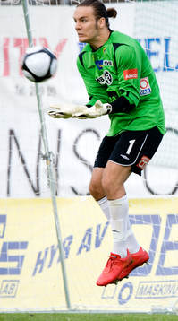 Peter Karlsson, målvakt, Landskrona