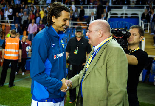 Zlatan Ibrahimovic, Sverige matchens lirare och Posten