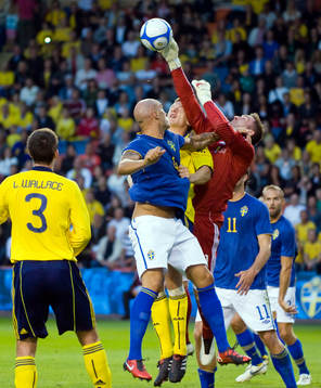 Daniel Majstorovic, Sverige, Christophe Berra och Allan