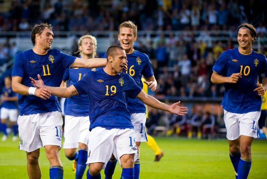 Johan Elmander, Ola Toivonen, Emir Bajrami, Pontus